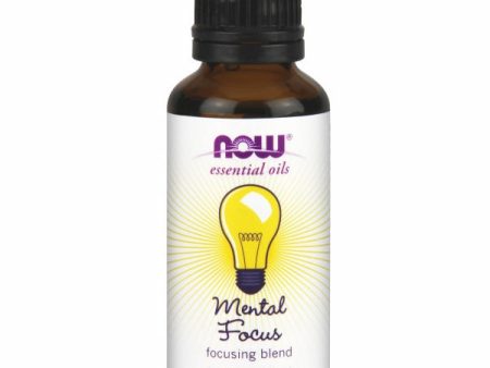 Mental Focus Oil Blend Focusing, 1 oz By Now Foods Fashion