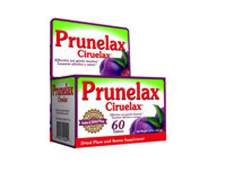 Ciruelax Laxative 60 Tabs By Prunelax on Sale