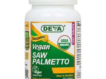 Vegan Saw Palmetto 90 vcaps By Deva Vegan Vitamins Fashion