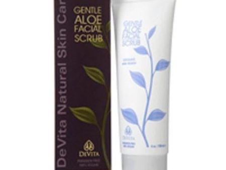 Gentle Aloe Facial Scrub 6 OZ By Devita Natural Skin Care on Sale