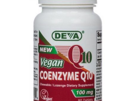 Vegan Coenzyme Q10 90 Chewable Tabs By Deva Vegan Vitamins For Cheap