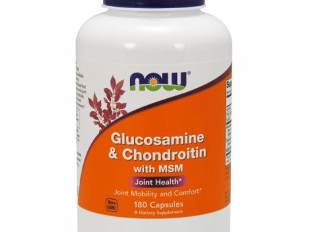 Glucosamine & Chondroitin with MSM 180 Caps By Now Foods Cheap