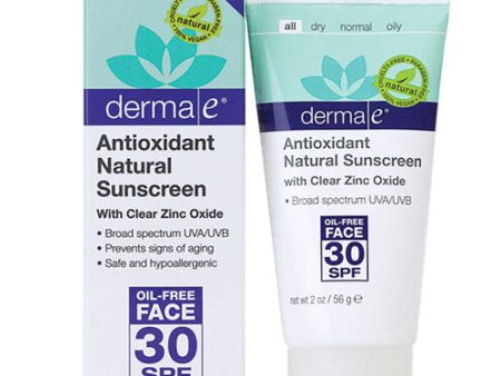 Antioxidant Natural Sunscreen With Clear Zinc 4 Oz By Derma e Supply