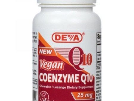 Vegan Coenzyme Q10 90 Tabs By Deva Vegan Vitamins Discount