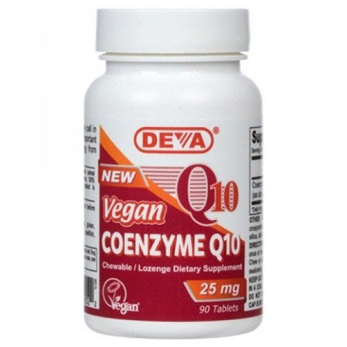 Vegan Coenzyme Q10 90 Tabs By Deva Vegan Vitamins Discount