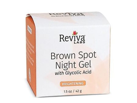 Brown Spot Night Gel with Glycolic Acid 1.25 Oz By Reviva Online Sale