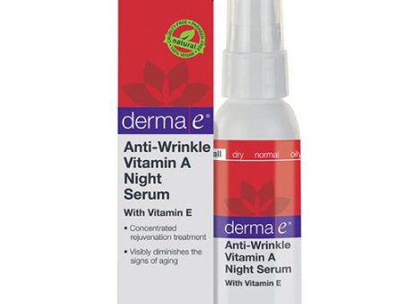 Anti-Wrinkle Vitamin A Night Serum 2 oz By Derma e Online Hot Sale