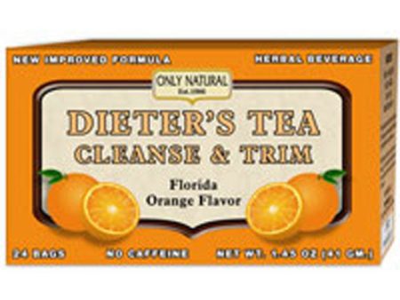 Dieter s Cleansing Tea Orange 24 Bags By Only Natural Supply