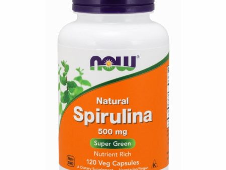 Natural Spirulina 120 Vcaps By Now Foods For Discount