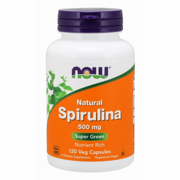 Natural Spirulina 120 Vcaps By Now Foods For Discount