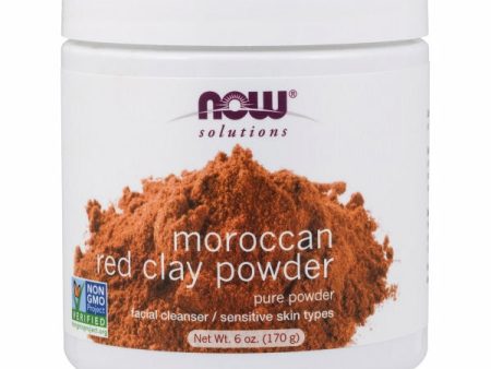 Red Clay Powder Moroccan 6 OZ. By Now Foods Supply