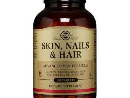 Skin - Nails & Hair Tablets 120 Tabs By Solgar Online now