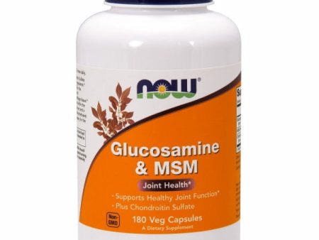 Glucosamine & M.S.M 180 Caps By Now Foods Online Hot Sale