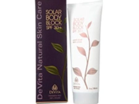 Solar Body Moisturizer SPF 30+ 7 Oz By Devita Natural Skin Care For Sale