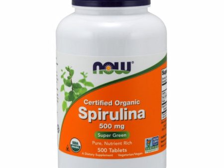 Spirulina 500 Tabs By Now Foods on Sale