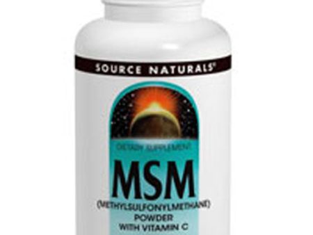 MSM with Vitamin C 8 oz By Source Naturals Online