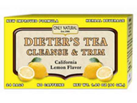 Dieter s Cleansing Tea Lemon 24 Bags By Only Natural Sale