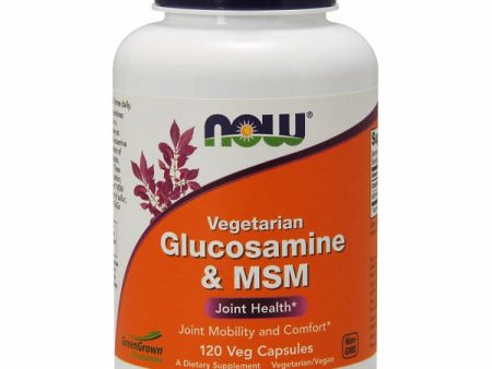 Glucosamine & MSM 120 Veg Caps By Now Foods For Cheap