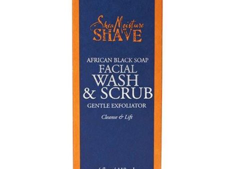 African Black Soap Facial Wash & Scrub 4 oz By Shea Moisture For Sale