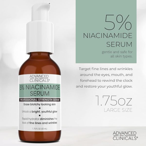 ADVANCED CLINICALS NIACINAMIDE SERUM- 52ML Online Hot Sale